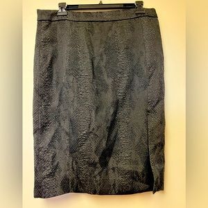 Altuzarra for Target pencil skirt. Black with side slit, gold back zipper. Sz 12
